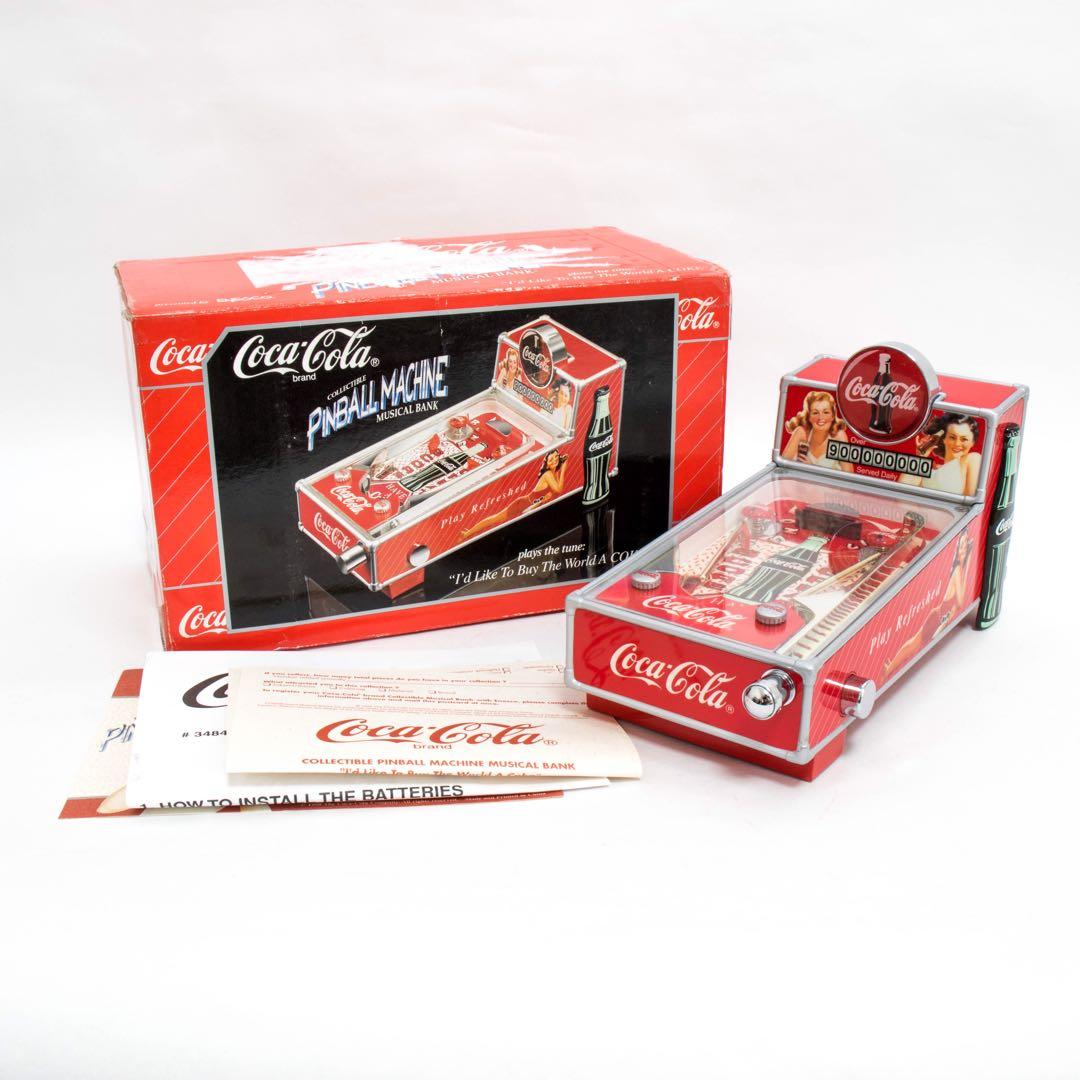匿名配送]コカコーラ ピンボール コインバンク 貯金箱 ミュージック