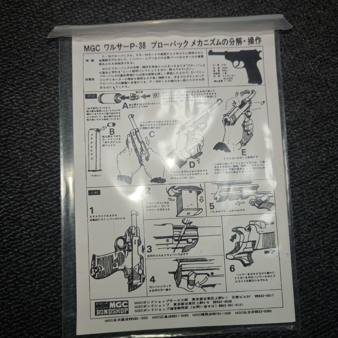 ワルサー P-38 モデルガン