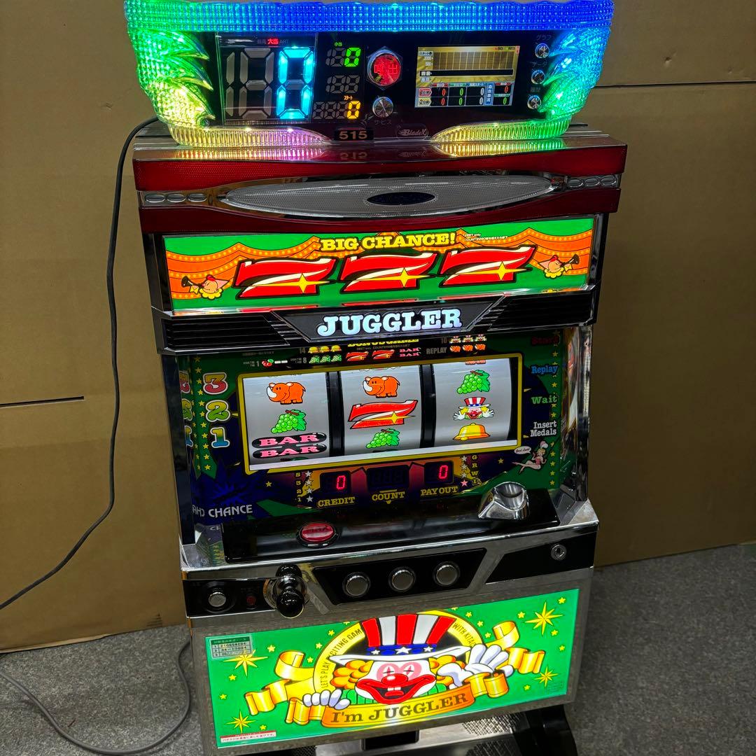 6号機 アイムジャグラーEX-TP 緑 実機 家庭用フルセット！