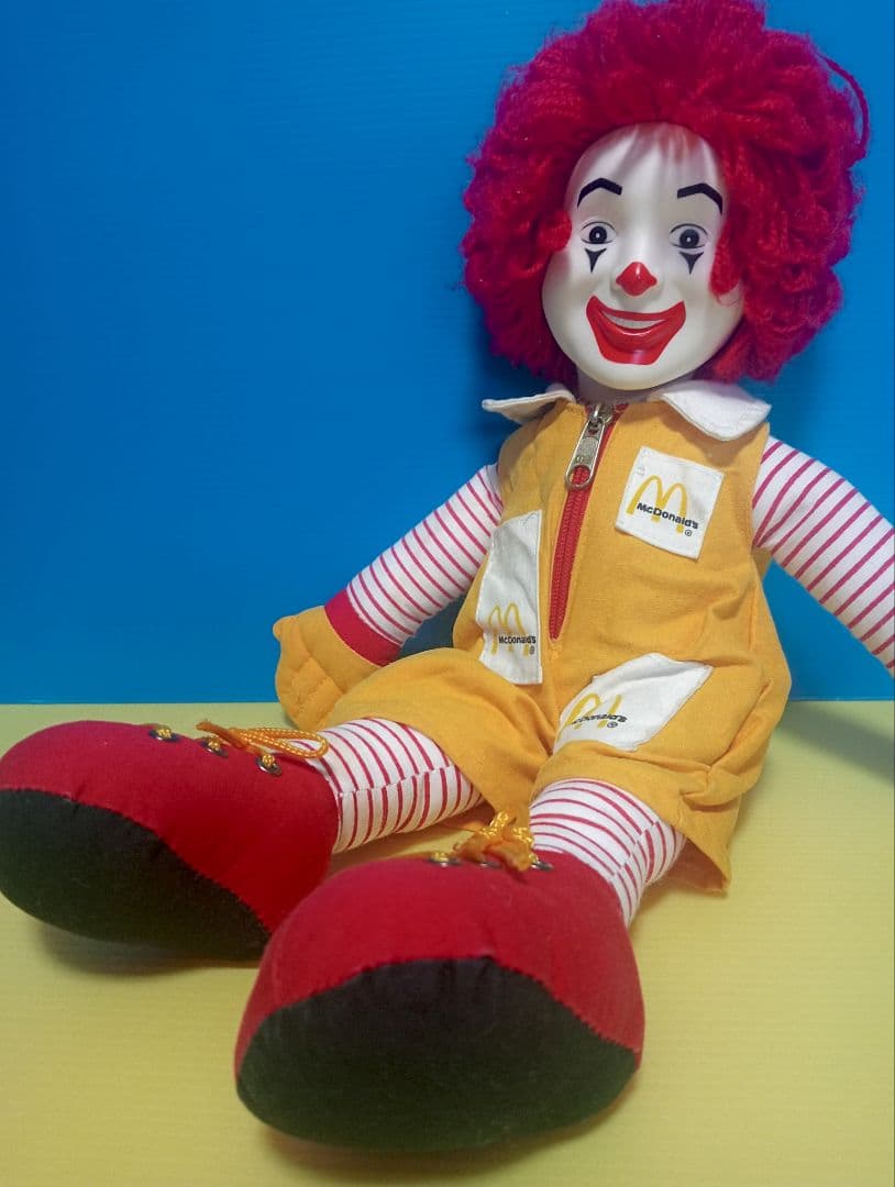 美品1984年製マクドナルド ロナルド 約38cm ヴィンテージドール