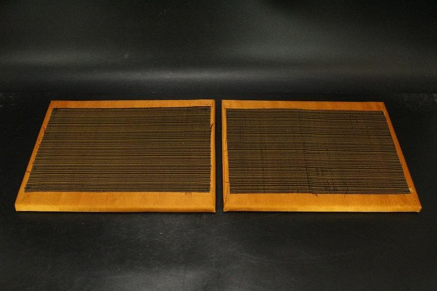 お雛様 親王飾り 木目込 大内人形 台付き 美品 707