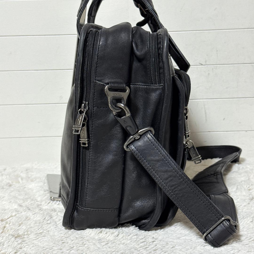 TUMI トゥミ　ビジネスバッグ　ナパレザー　ブラック　2way 96130D4