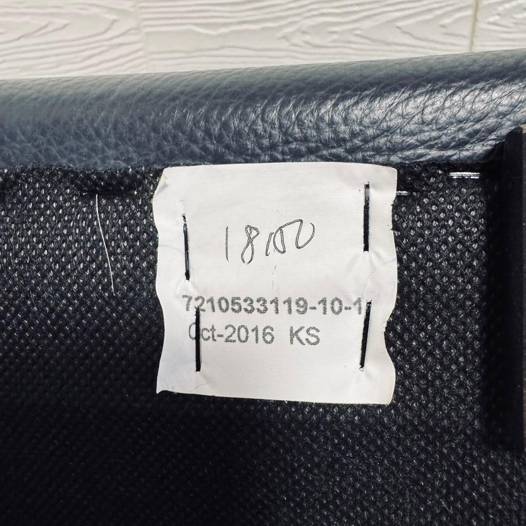 ワタリジャパン / HTL オットマン 総本革　濃紺 ネイビー レザー