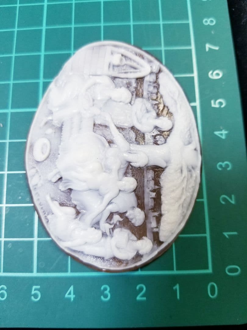 KS-670 【パスクァーレ・オッタビアーノ作】天然シェルカメオルース