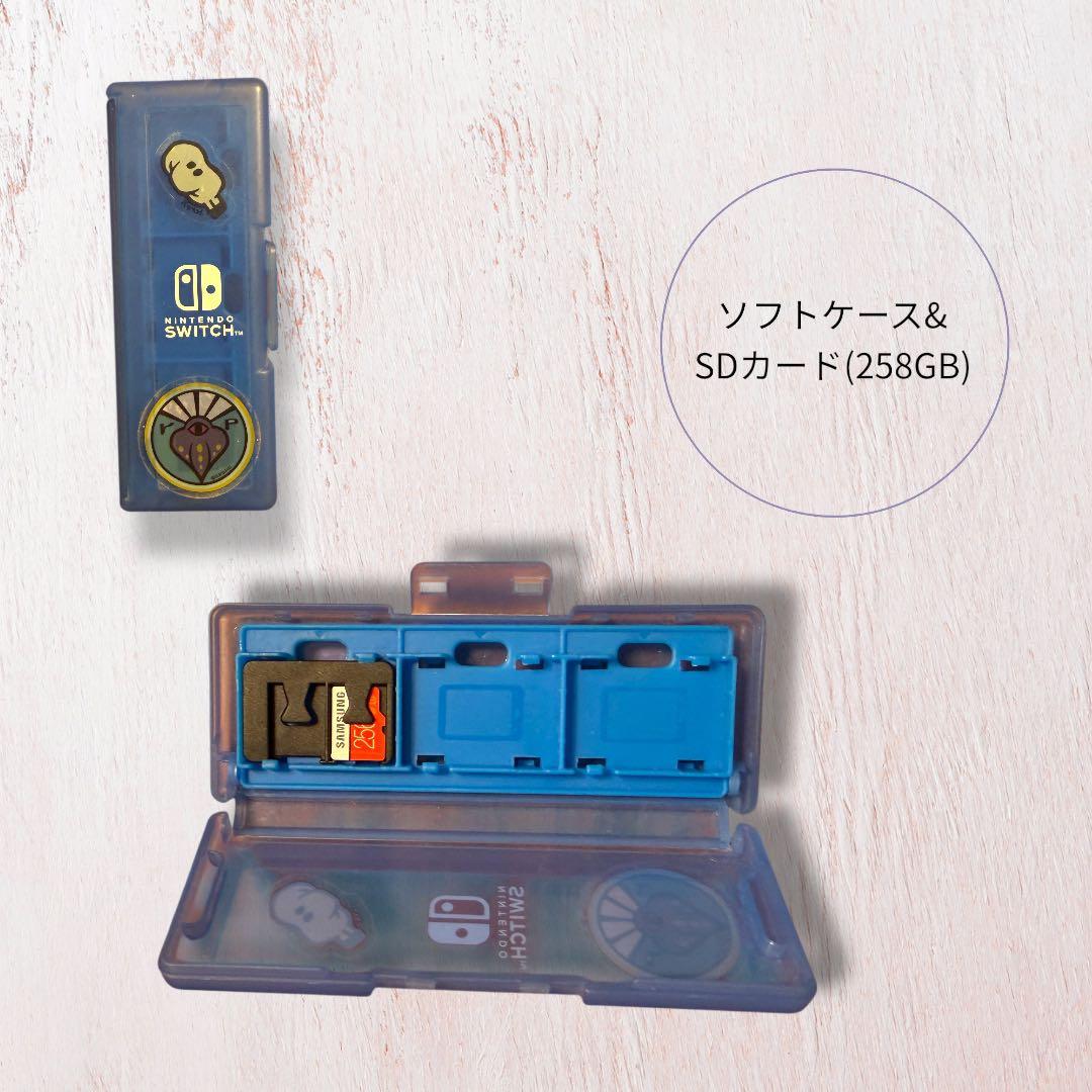 Nintendo Switch 本体 + ソフト2本&SDカード付き