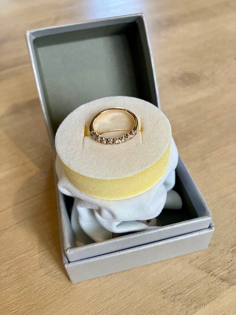 美品　STAR JEWELRY K10ゴールド ピンキーリング