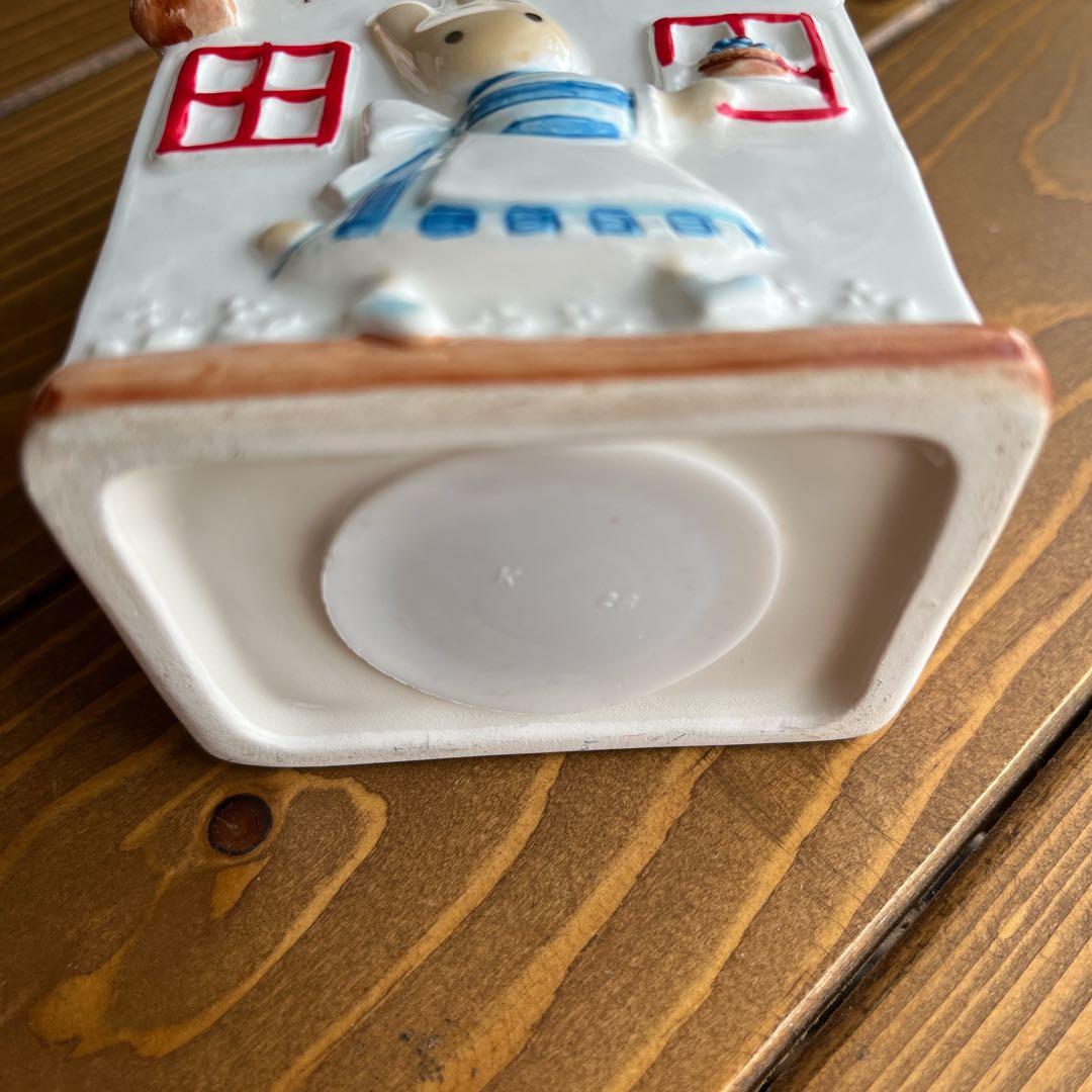 美品 サンリオ マロンクリーム 貯金箱 陶器 非売品 昭和レトロ レア