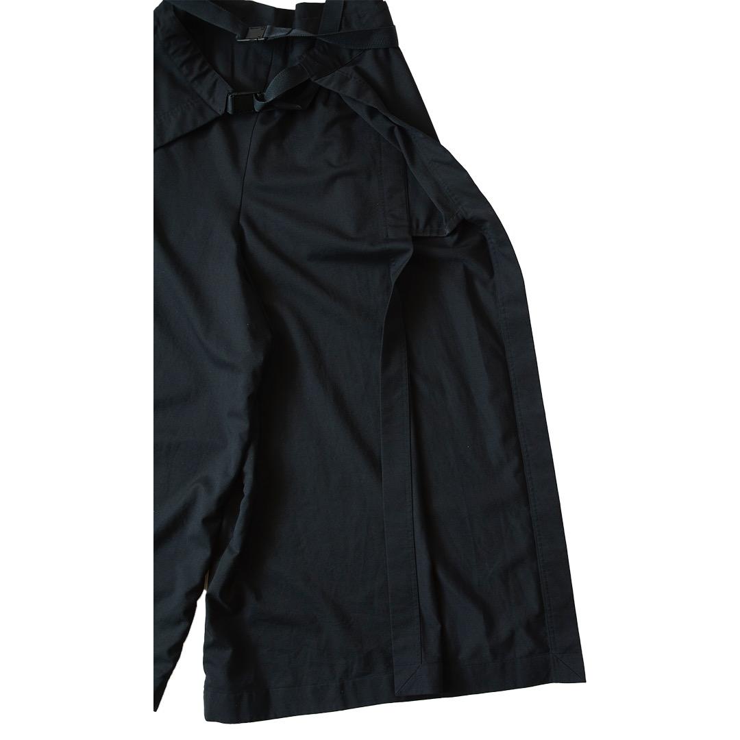 Y-3 黒 袴パンツ スリット入り