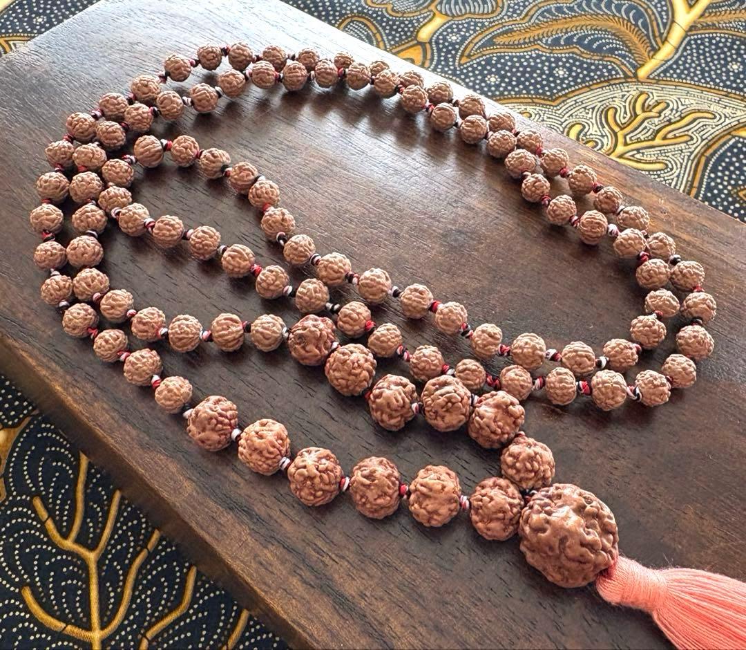 ルドラクシャマーラー トップ0ムキ ベース0ムキ、5ムキ