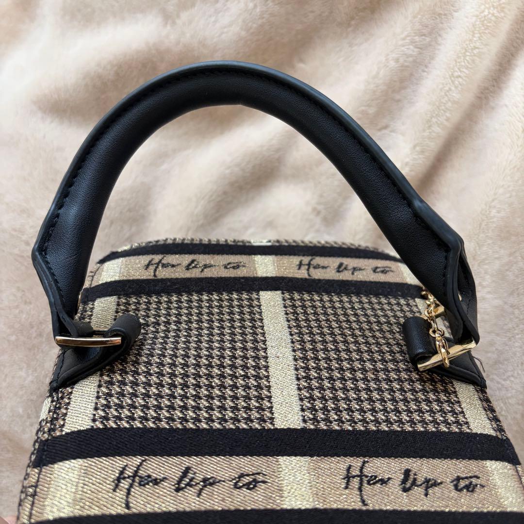 Herlipto Jacquard Vanity Bag ゴールド - メルカリ
