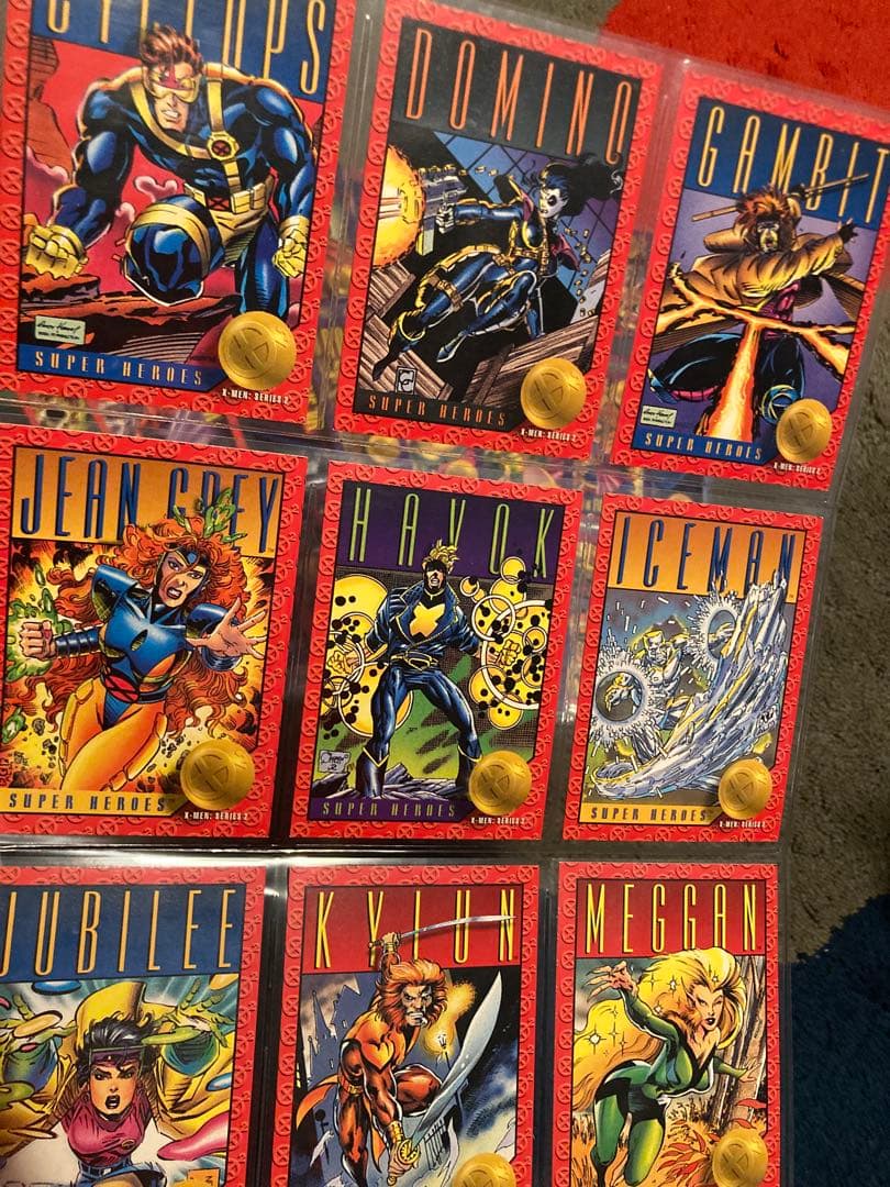 1993スカイボックス社製 X-MENシリーズ2 レギュラーカード 全100種