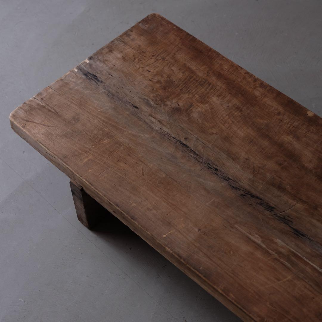 桜材 古い裁ち台 ローテーブル 座卓 文机 サイドボード テレビ台 花台