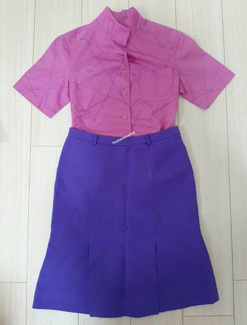 【超激レア】　タイ航空　TG Thai Airways　4点セット　本物制服