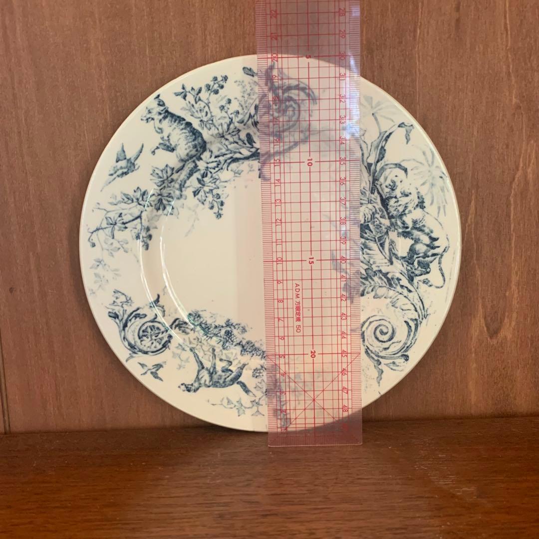 アンティークフランスKG Runeville キツネプレート