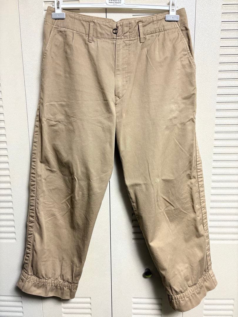 kolor カラー チノ パッカリング ブサイクパンツ