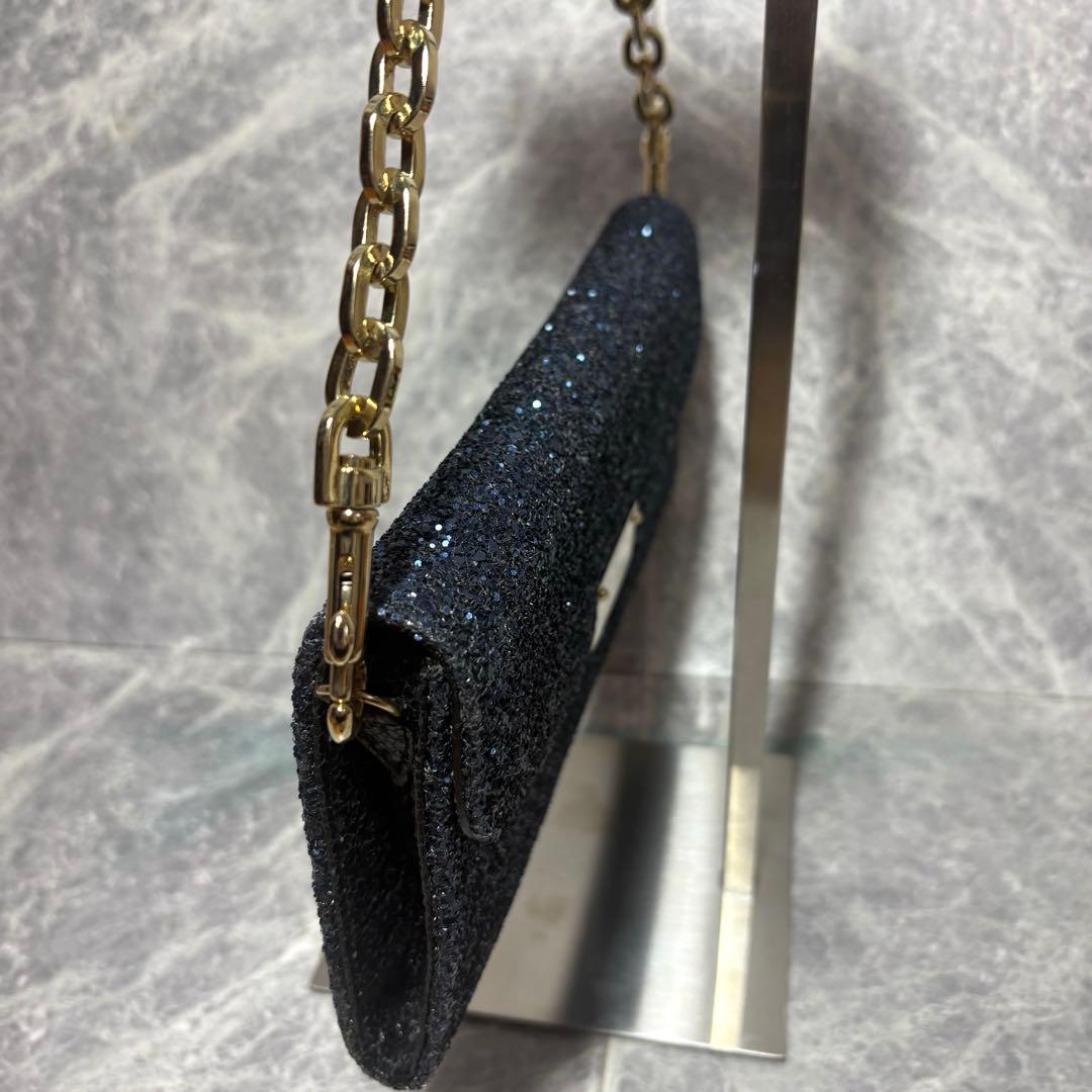 ⭐︎JIMMY CHOO⭐︎ 2way スパンコール クラッチバッグ　ワンショルダー