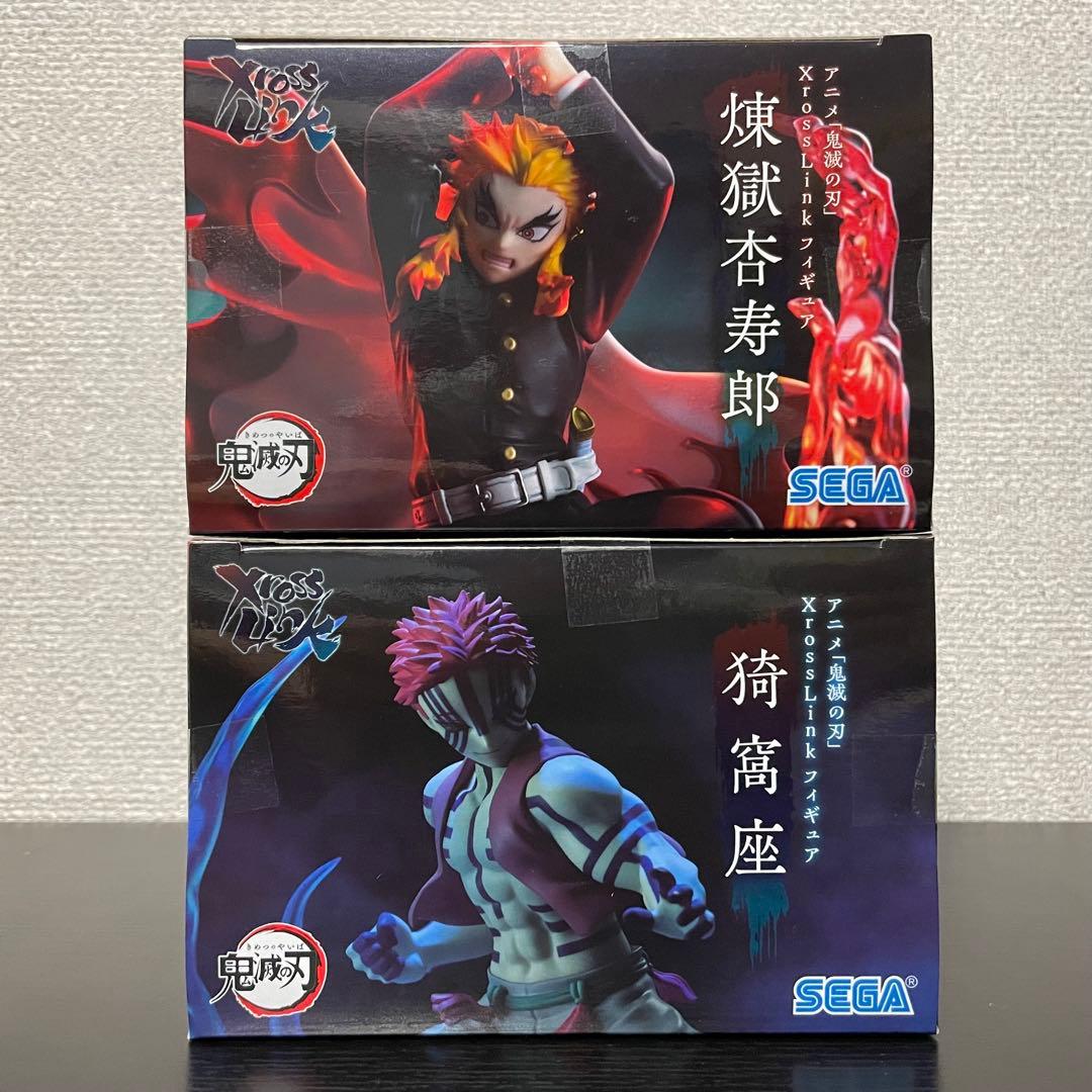 鬼滅の刃 Xross Link 煉獄杏寿郎 猗窩座 フィギュア 2体セット - メルカリ