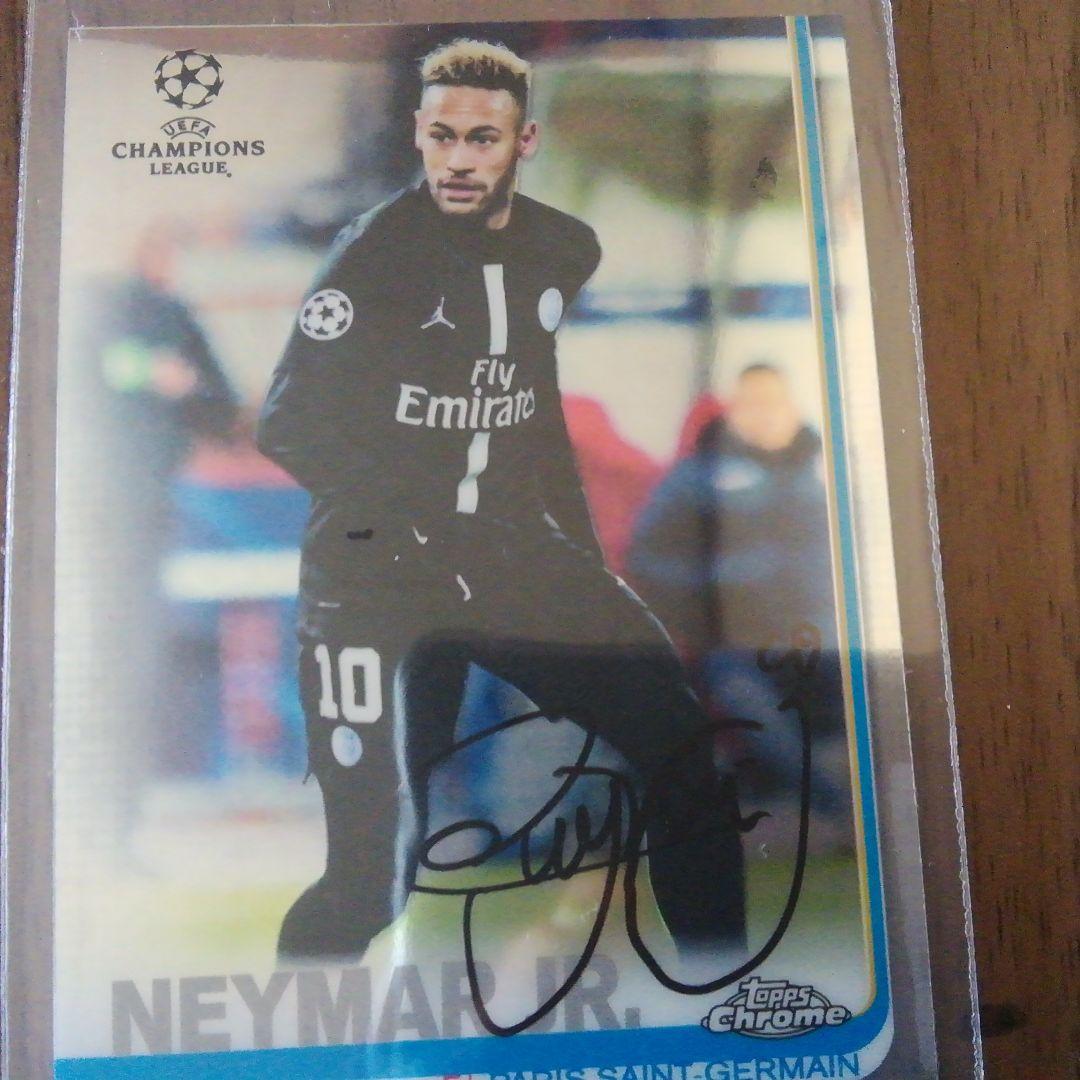 ネイマール 直筆サインフォト パリ・サンジェルマンFC パリのアイコン