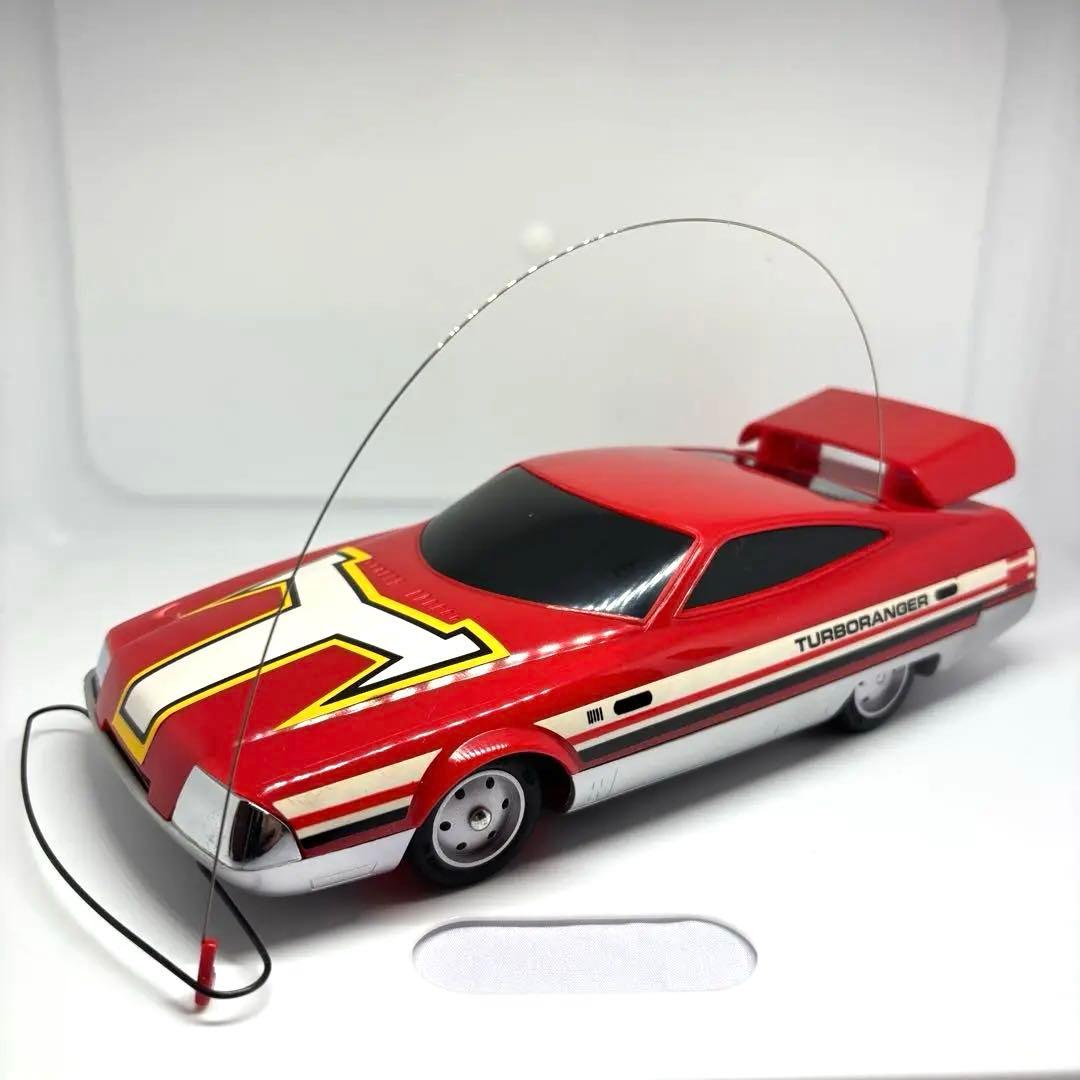 高速戦隊ターボレンジャー レッドターボマシン ラジコン ポピー 1989年