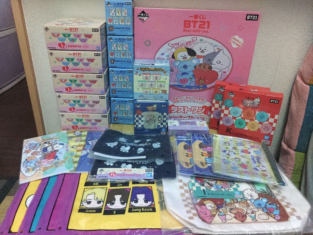 BT21 VAN PARK/オンライン1番くじ/A賞B賞フィギュア含まとめ売り BT21