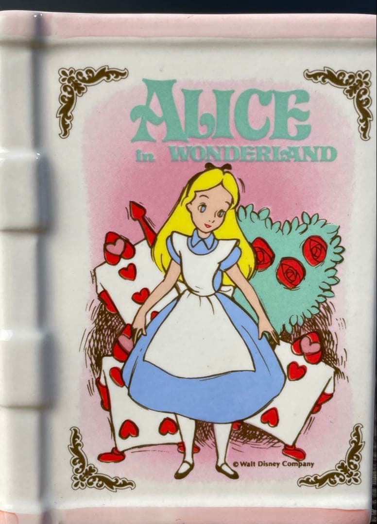 当時物 不思議の国のアリス ディズニー アンティーク 貯金箱 希少