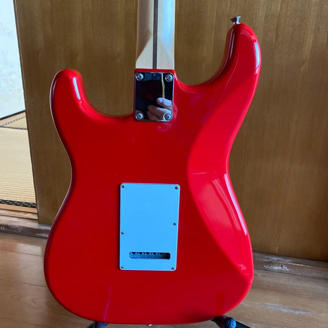 レッド エレキギター シングルコイル