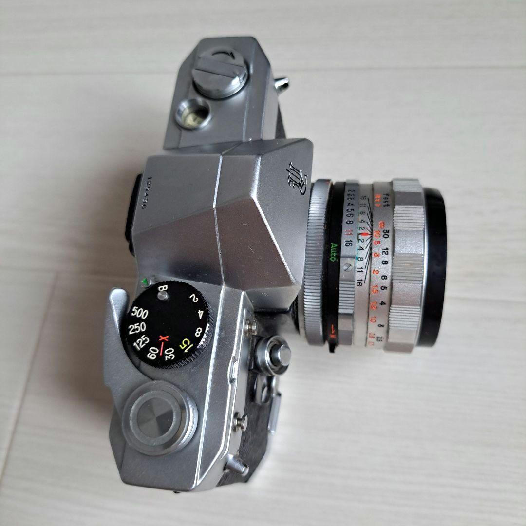 ペトリ PETRI 35mmフィルム一眼レフ カメラ ケース付き ジャンク品