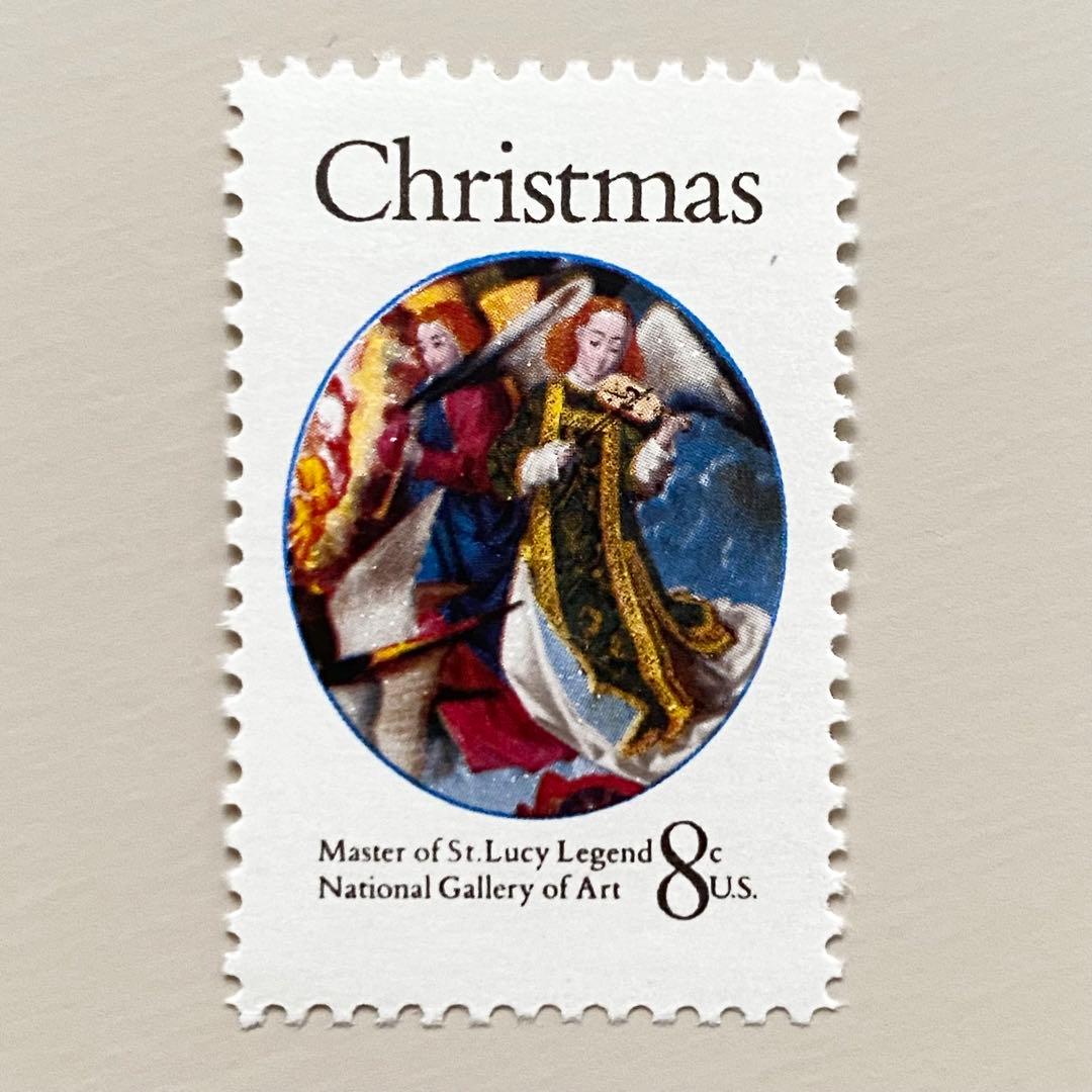 外国切手6枚（アメリカ：クリスマス切手） - メルカリ