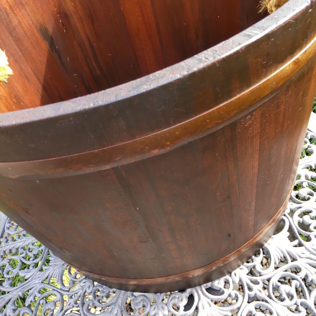 サントリー】木製 ワイン樽 プランター 樽型 ビンテージ