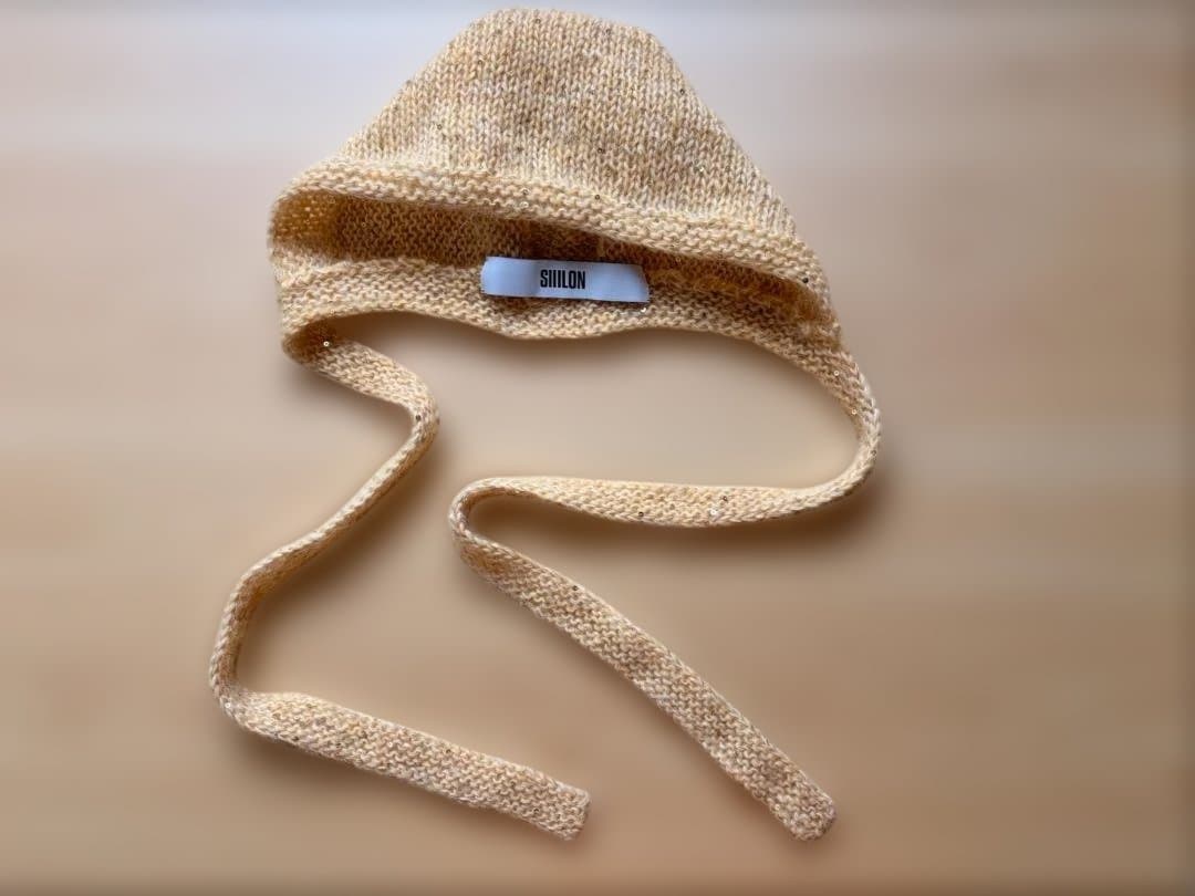 SIIILON Sparkle knit cap シーロン ニットキャップ - メルカリ