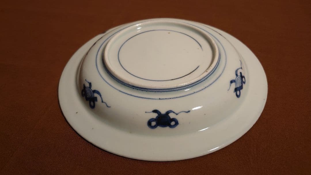 古九谷　古伊万里　染付　古染付　果実文　アンティーク伊万里　江戸期　１客