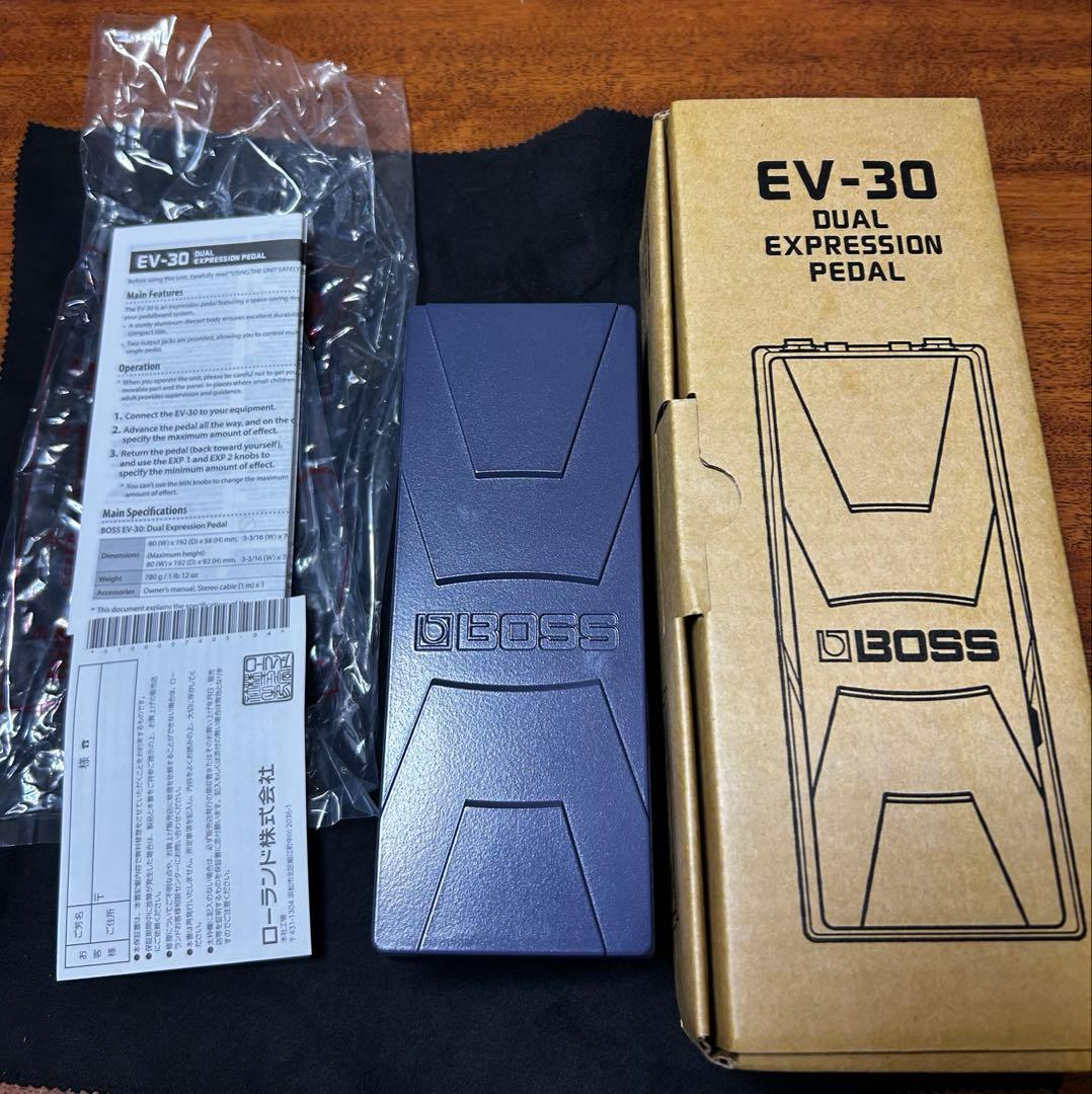 BOSS EV-30 デュアルエクスプレッションペダル箱付き