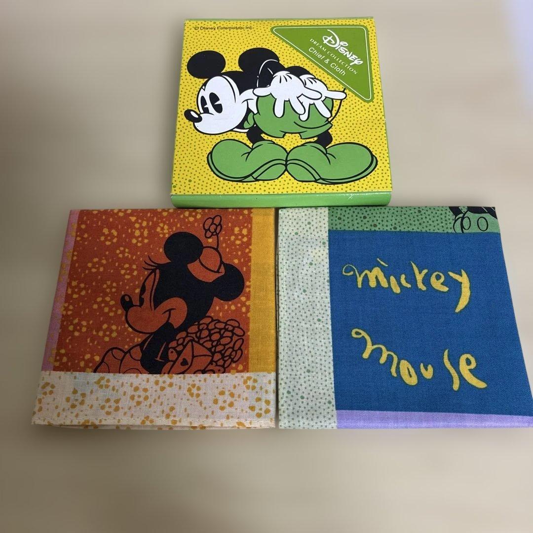 千趣会 ディズニードリームコレクション チーフ＆クロス ハンカチ2枚