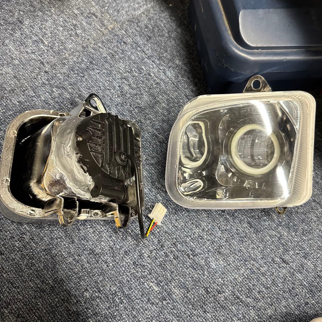 ジャイロキャノピー マルチリフレクター LED イカリング青 左右セット