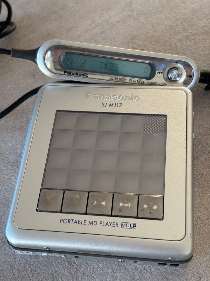⭐️動作品□Panasonic MDプレーヤー SJ-MJ17 リモコン付 - メルカリ