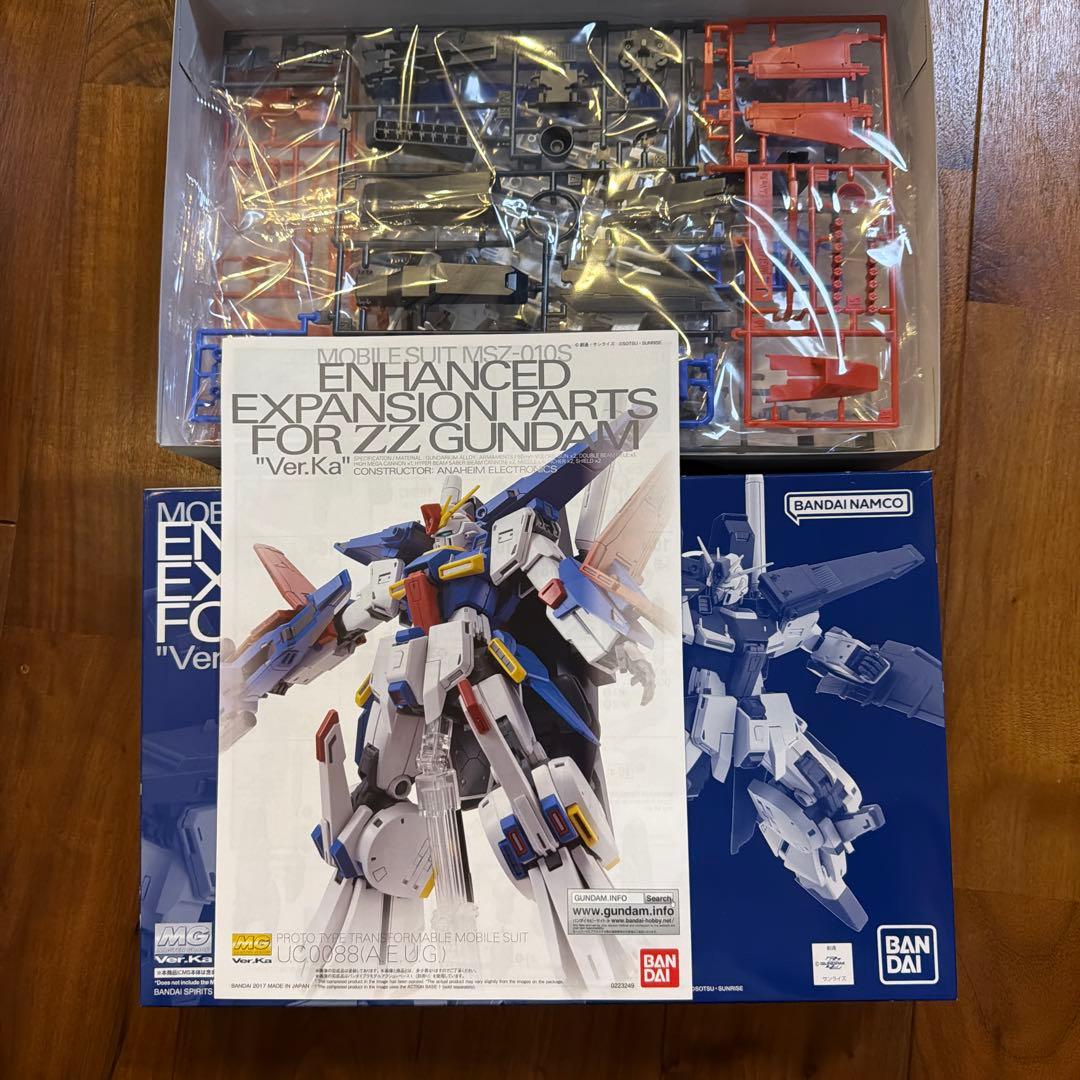 MG ZZ GUNDAM Ver.Ka 1/100 プレミアムデカール付強化型