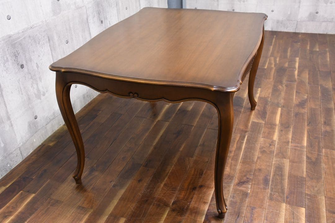 EGK54 カリモク 猫脚 彫刻 ダイニングテーブル DP4200 クラシック