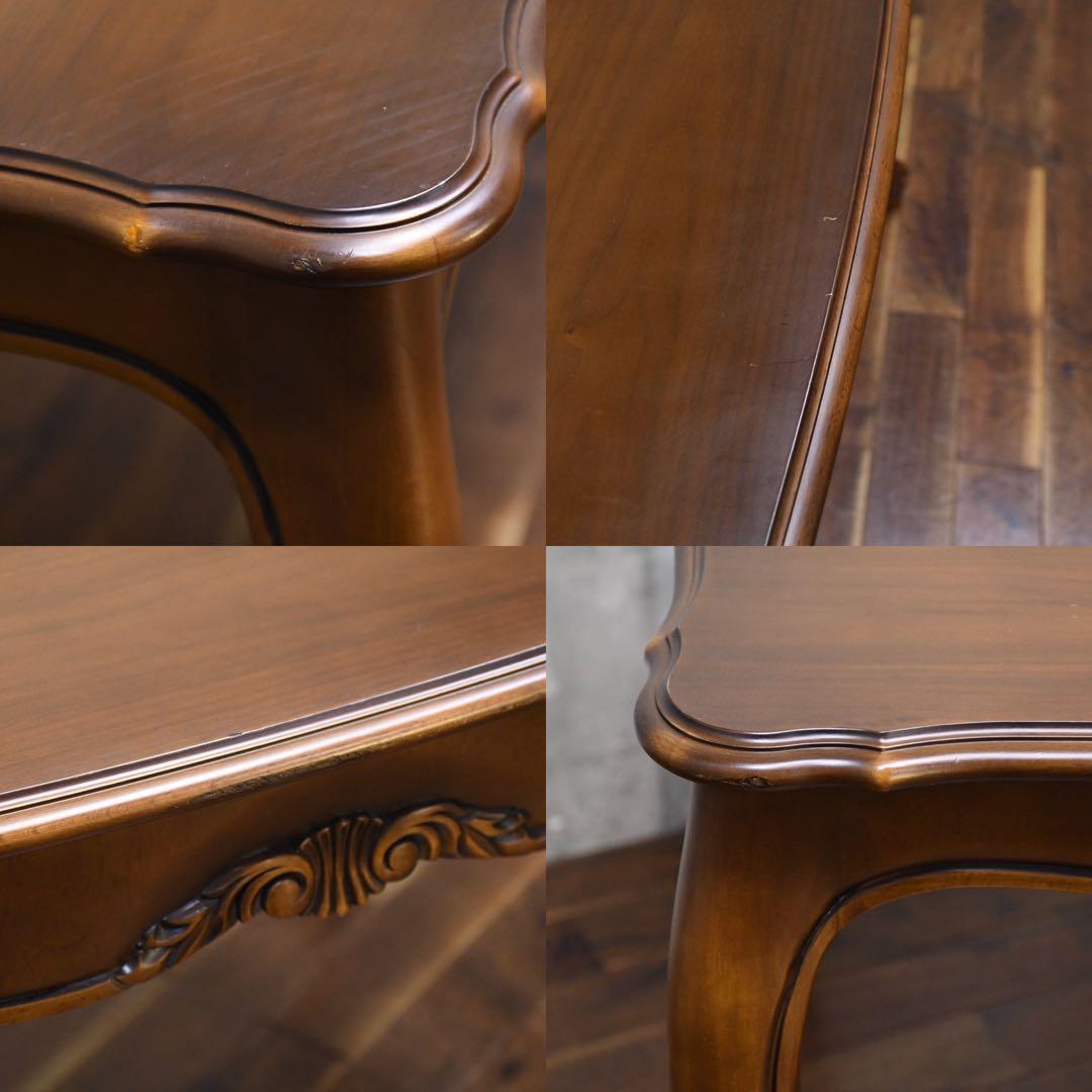 EGK54 カリモク 猫脚 彫刻 ダイニングテーブル DP4200 クラシック