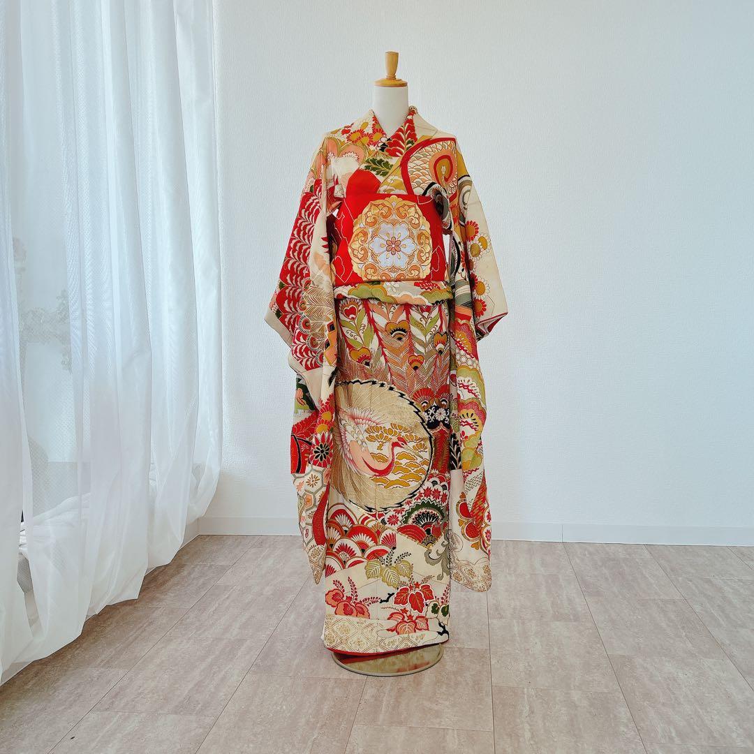 アンティーク 大正ロマン 花嫁衣装 引き振り 振袖 古美術 骨董品