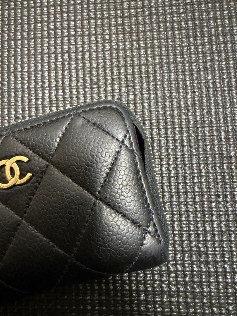 CHANEL ブラック ケース キルティング