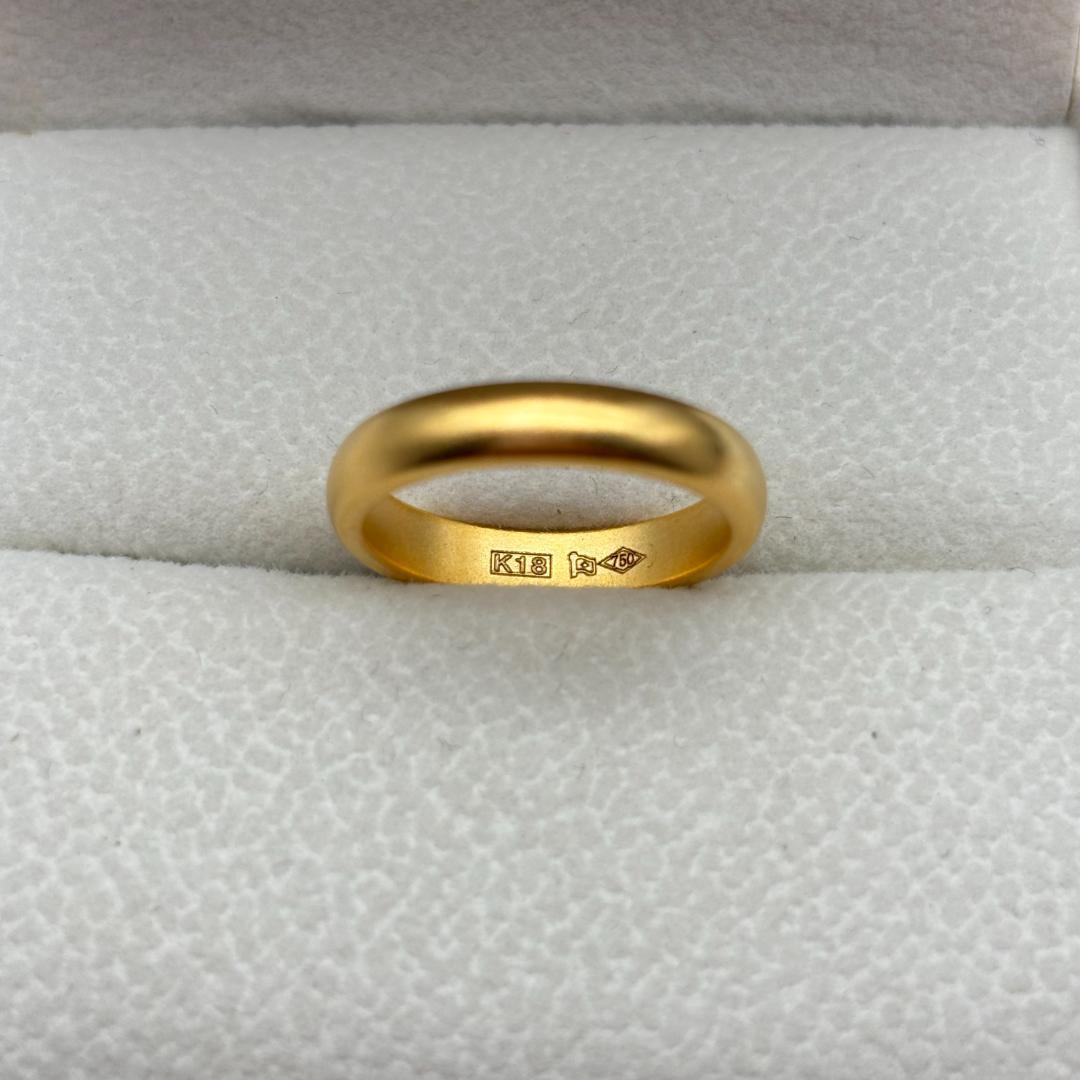大人気☆ K18金ゴールドバンドリング 3.18g