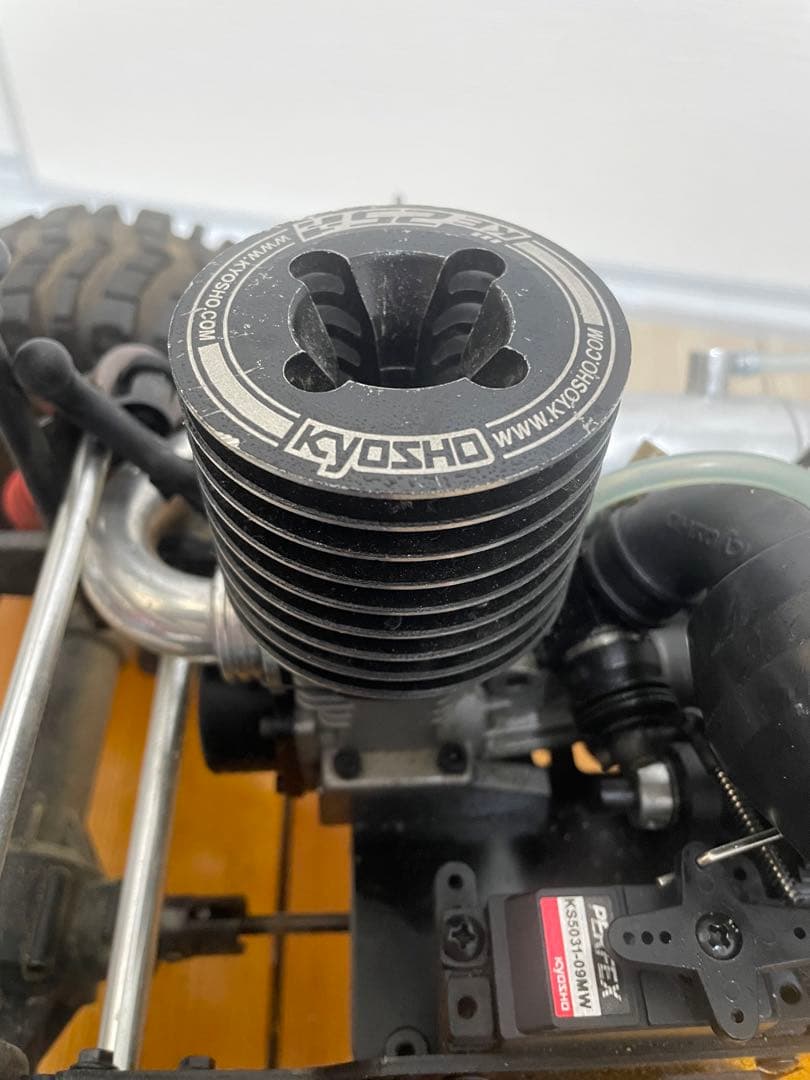 希少京商 1/8 4WD GP エンジンカー マッドクラッシャー 2.4GHz