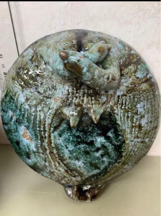 価格ホビー・楽器・アート - 中国漢緑釉鹤文陶器 骨董 発掘品 古美術