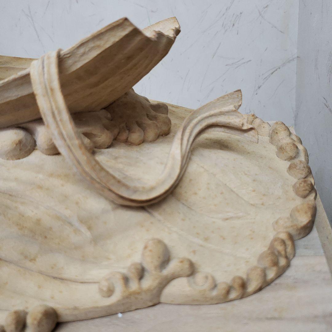 Bフライデー 蔵出し特価 希少仏像 上彫り☆楠材 一葉観音菩薩坐像☆台