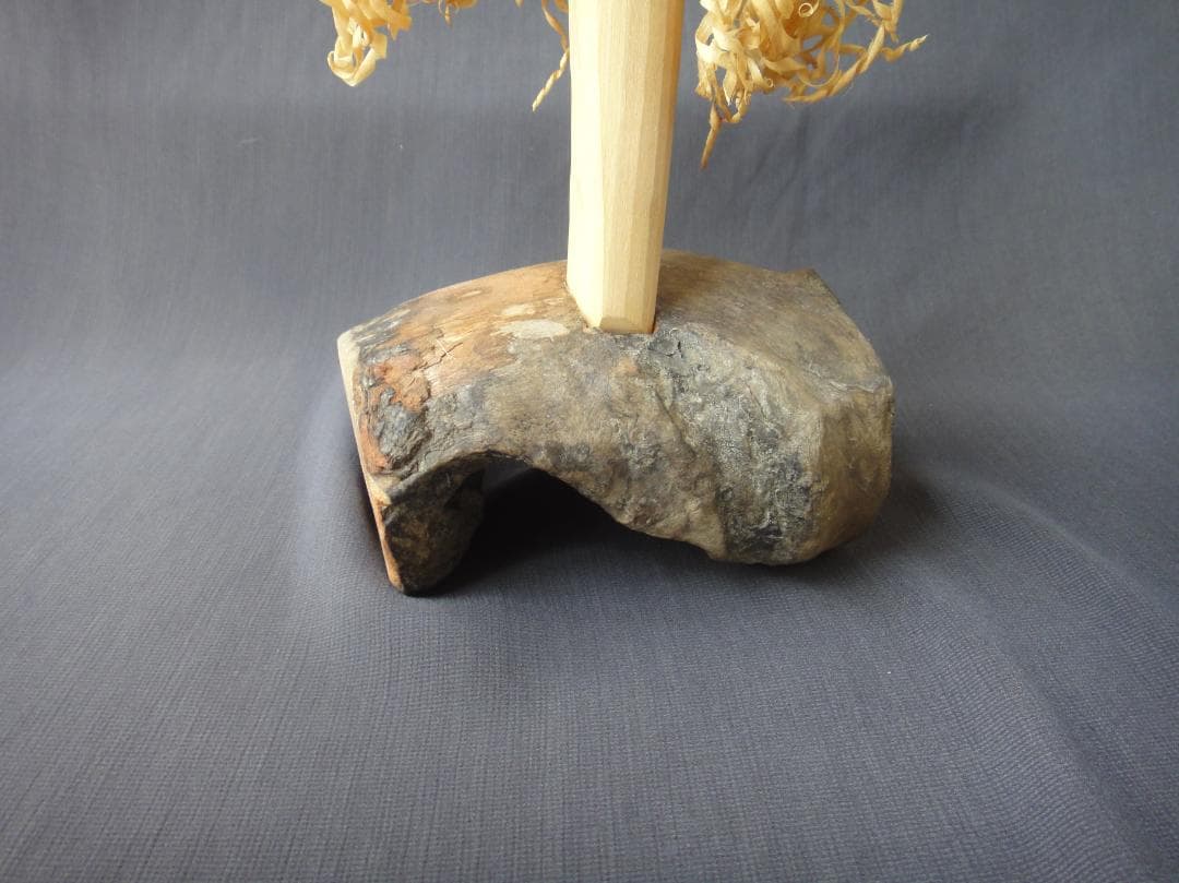 希少 アイヌ イナウ 60cm 台座付き アイヌ儀式