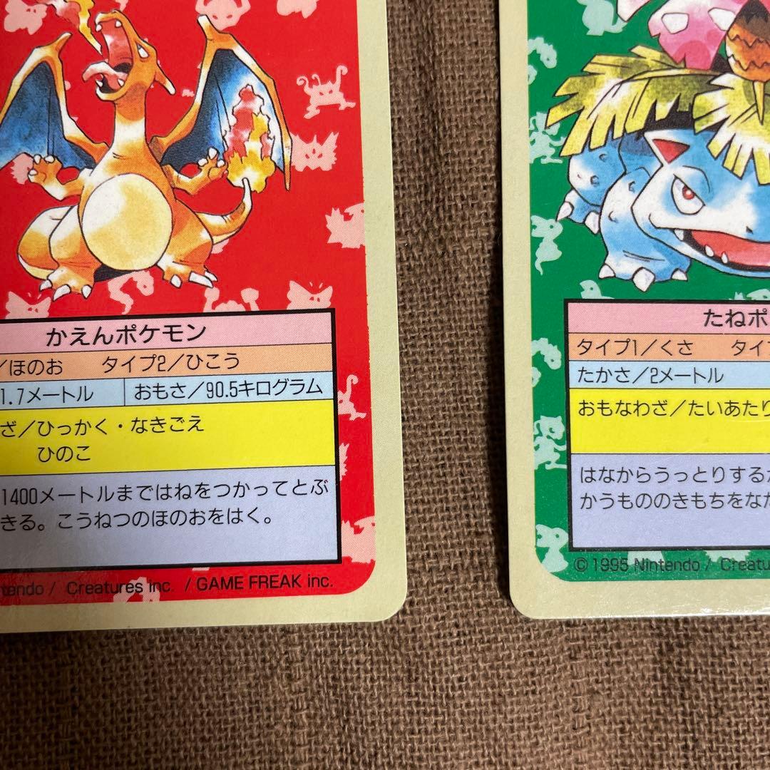 ポケモンカード　トップサン　リザードン　フシギバナ　裏青　BLUE 初期