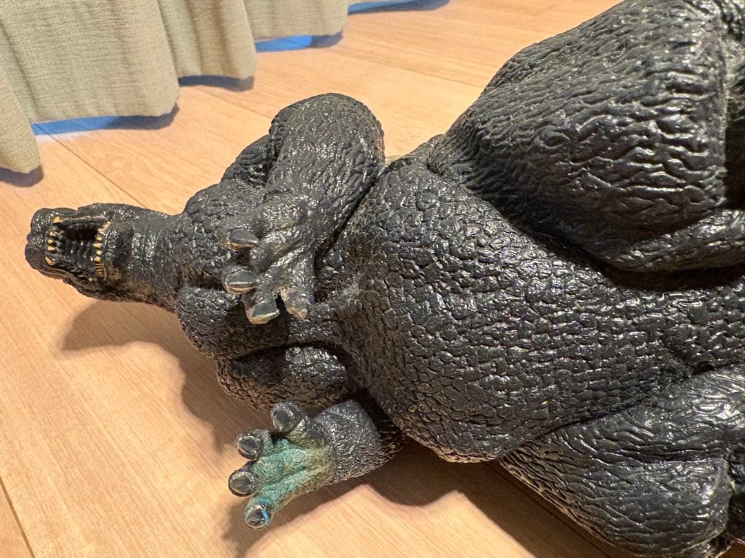 ゴジラ　特大ソフビ　フィギュア　1991（右手塗料付着あり）
