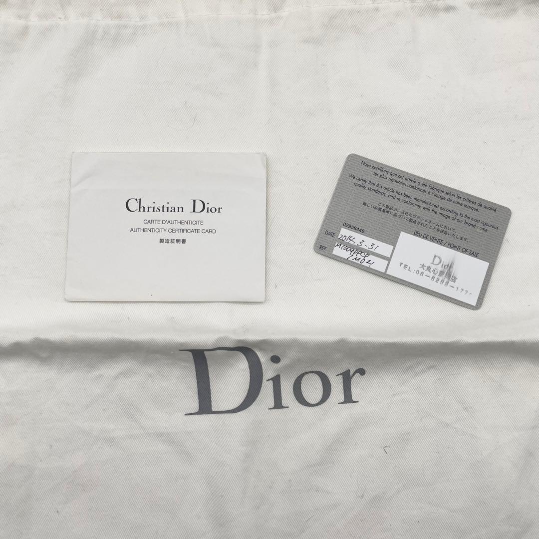 ディオール レディディオール トートバッグ ホワイト カナージュ