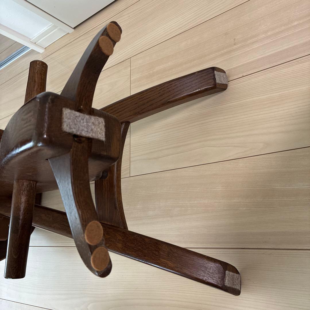 オランダ　カウンターチェア　オーク無垢材