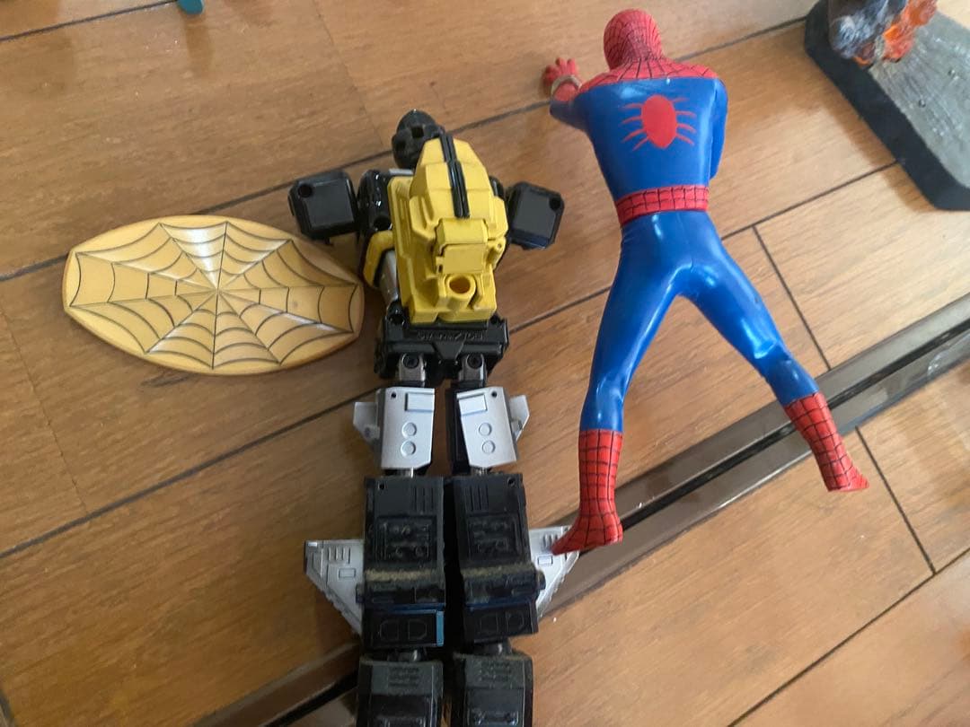 超合金魂 GXー33 レオパルドン&スパイダーマン　ジャンク